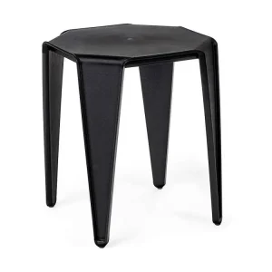 Linea camden sgabello nero 0730161