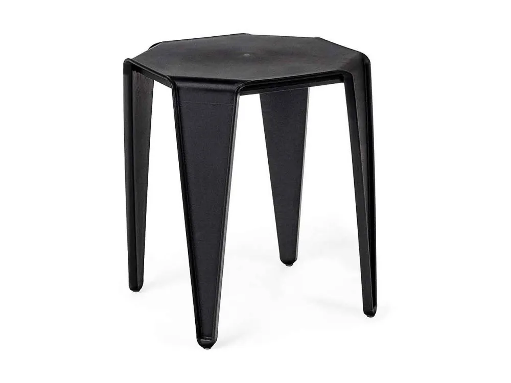 Linea camden sgabello nero 0730161