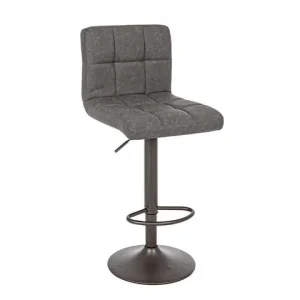 Linea greyson sgabello bar grigio scuro 0733297