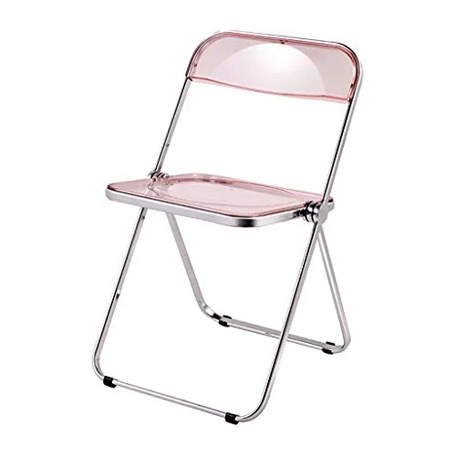 Vanity Chair Makeup Sedia Vanity Sgabello Moderno Sgabello Minimalista Sedia Acrilico Trasparente Sedia Da Vanità Pieghevo...