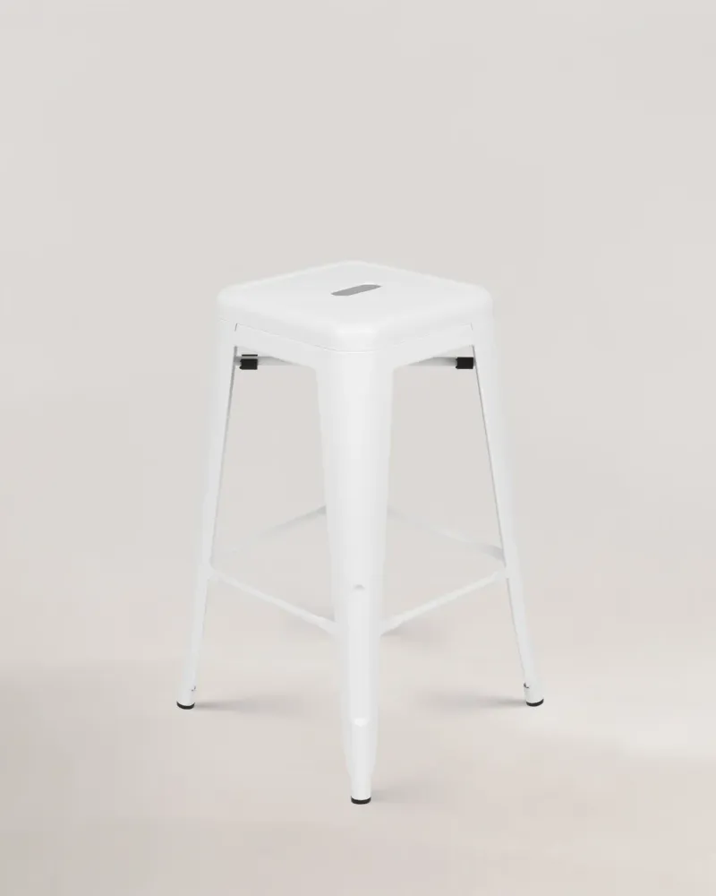 Lix Metal Counter sgabello bianco