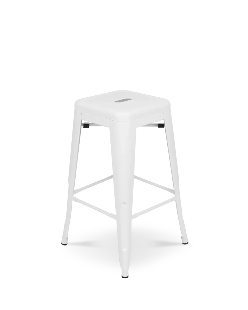 Lix Metal Counter sgabello bianco