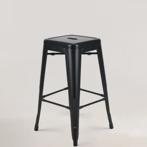 Lix Metal Counter sgabello nero