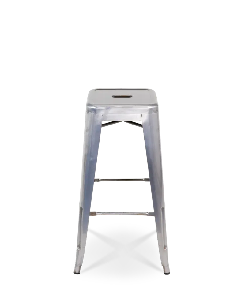 Lix metallo bar sgabelli cristallo grigio