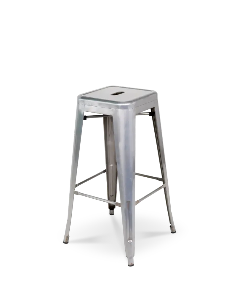 Lix metallo bar sgabelli cristallo grigio