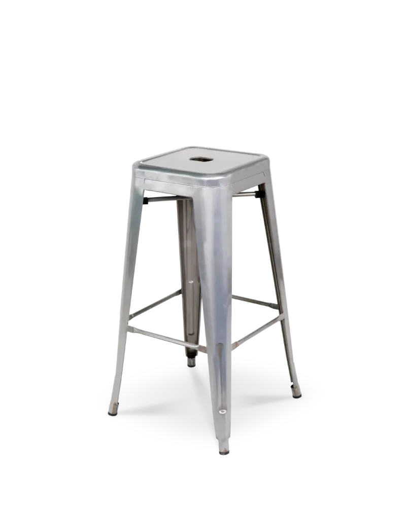 Lix metallo bar sgabelli cristallo grigio