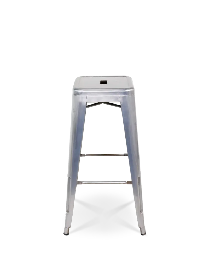Lix metallo bar sgabelli cristallo grigio