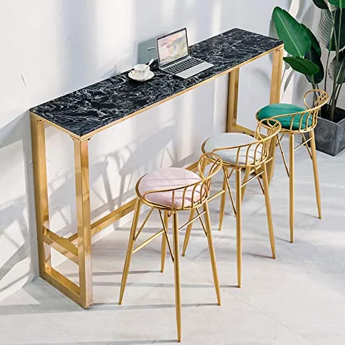 LIYANNG Sgabello Bancone Bar Velluto, Sgabello con Schienali E Poggiapiedi, per Schienali Bar Leisure Front Desk