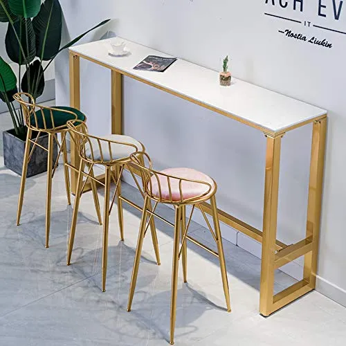 LIYANNG Sgabello Bancone Bar Velluto, Sgabello con Schienali E Poggiapiedi, per Schienali Bar Leisure Front Desk