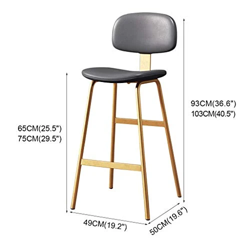 Liyanng - Sgabello da bar nordico 360 gradi, regolabile pelle, per bancone colazione, cucina, per il tempo libero Cafe sga...
