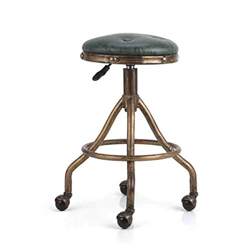 LIZHIQIANGdiaodeng Girevole Perfetta sede della Sedia Parrucchiere Estetista Regolabile Altezza 6064cm feci Ruota