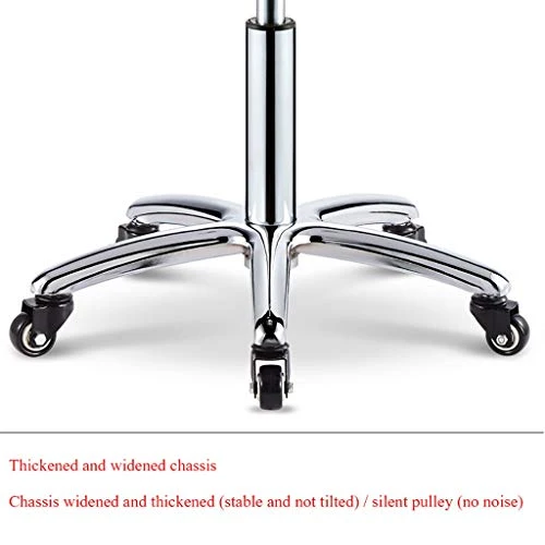 (2pcs) Sgabello da bar, sedia ascensore imbottita pelle antiscivolo (41-56 cm), ampio sgabello da lavoro con ruote, sedia...