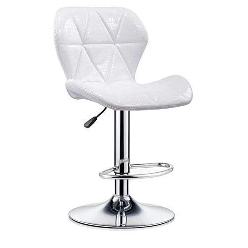 Ljings Sgabelli da Bar Sedie da Bar Regolabili Altezza, Sedia Imbottita con Schienale Medio per Sedute Ergonomiche, con Po...