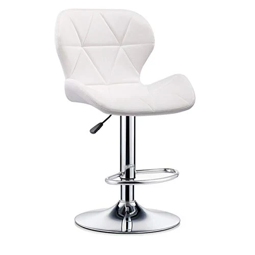 Ljings Sgabelli da Bar Sedie da Bar Regolabili Altezza, Sedia Imbottita con Schienale Medio per Sedute Ergonomiche, con Po...