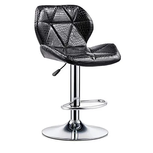 Ljings Sgabelli da Bar Sedie da Bar Regolabili Altezza, Sedia Imbottita con Schienale Medio per Sedute Ergonomiche, con Po...