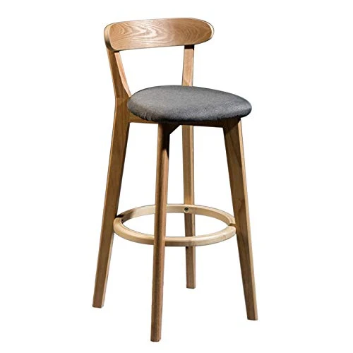 Ljings Sgabello Moderno, Sgabello Bar Pub Sgabello Bar Patio Sedie Pub con Schienale, Altezza Bancone Cucina Pub, Colori M...