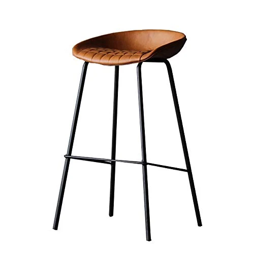 LKLXJ Sgabelli da Bar Sedie-Sgabello Metallo 60/70cm Sedia Bar Cucina,con Poggiapiedi,Altezza del Bancone, Struttura Retic...