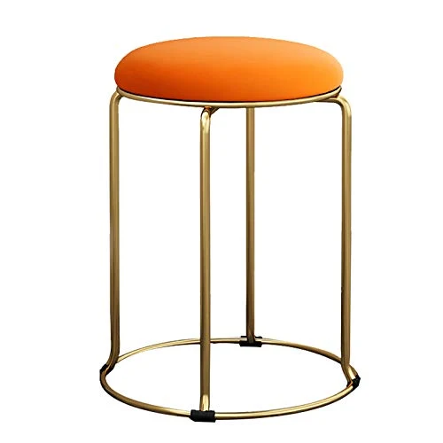 Sgabello da Officina-Sgabelli da Bar Home Office Scrivania Sedie Bancone,Metallo Sedia da Sala Rotonda Sedili Industriale,...