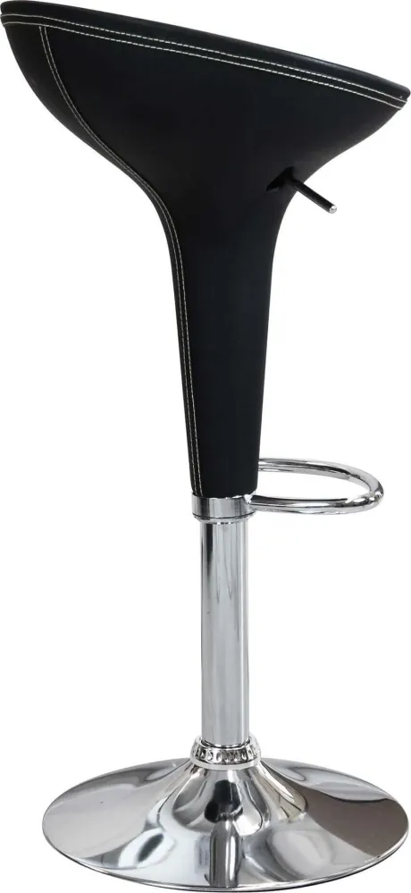 LORRAINE - set di 2 sgabelli alti metallo Nero Milani Home