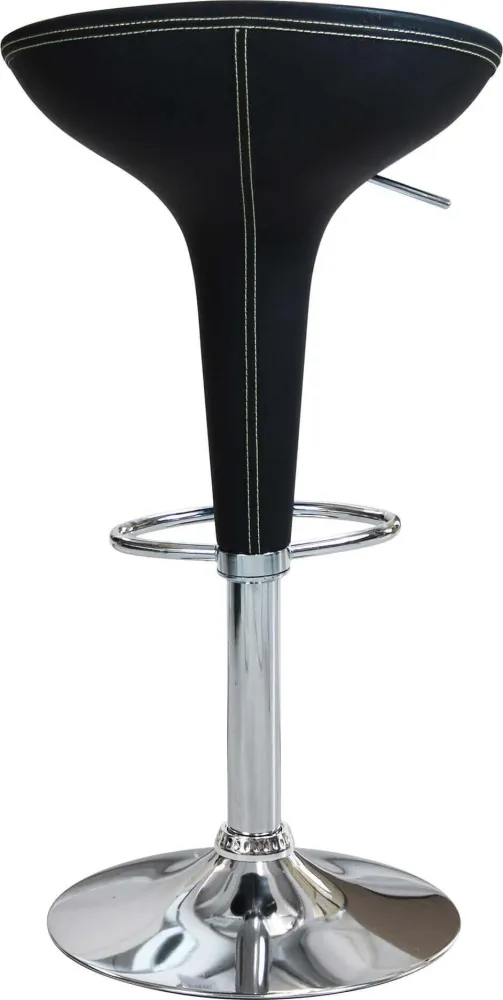 LORRAINE - sgabello moderno da bar e sala da pranzo Nero Milani Home