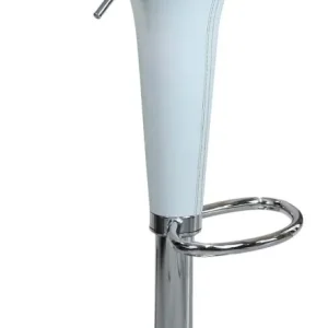 LORRAINE - sgabello moderno da bar e sala da pranzo Bianco Milani Home