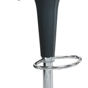 LORRAINE - sgabello moderno da bar e sala da pranzo Grigio Milani Home