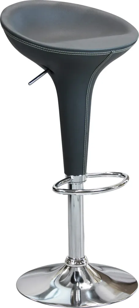 LORRAINE - sgabello moderno da bar e sala da pranzo Grigio Milani Home