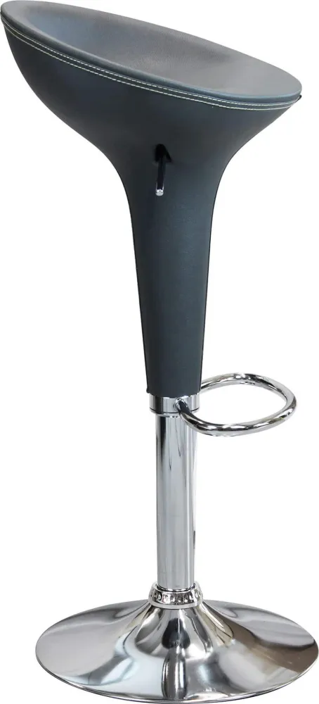 LORRAINE - sgabello moderno da bar e sala da pranzo Grigio Milani Home