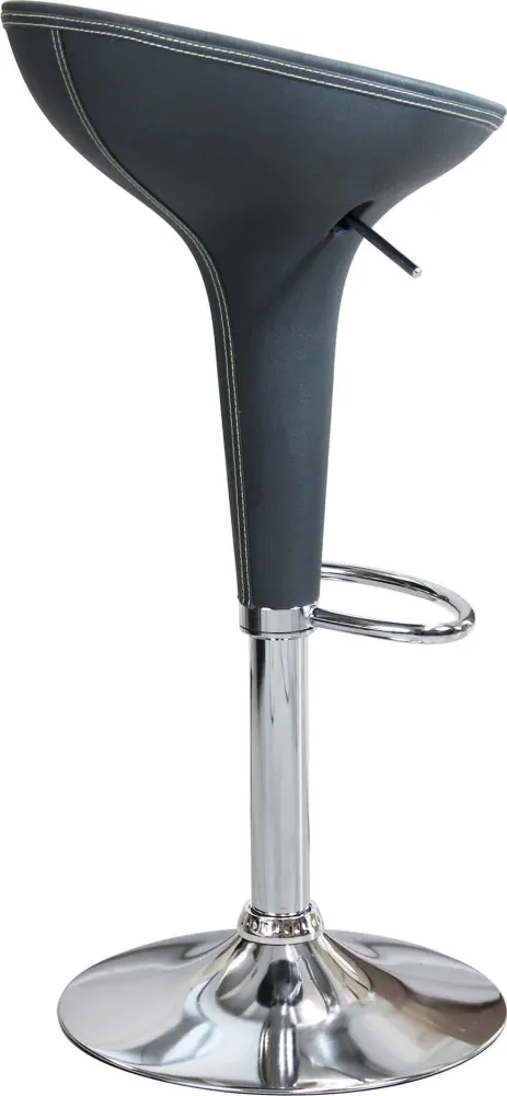 LORRAINE - sgabello moderno da bar e sala da pranzo Grigio Milani Home