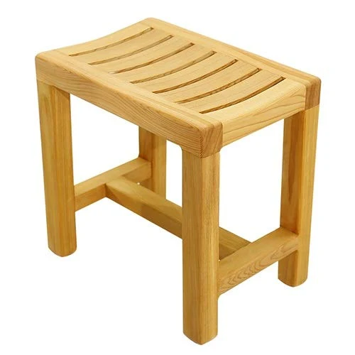Sgabelli da Bagno, Panca per Doccia, bambù Bagno Termale Poggiapiedi Sedile da Bagno Impermeabile Prova di umidità 150kg p...