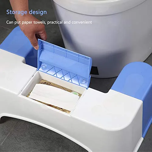 LTINN Sgabello per WC I Posizione Seduta Consigliata I per emorroidi, costipazione, intestino Irritabile, Gas, gonfiore, L...