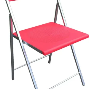 LUCIE - sedia pieghevole salvaspazio Rosso Milani Home