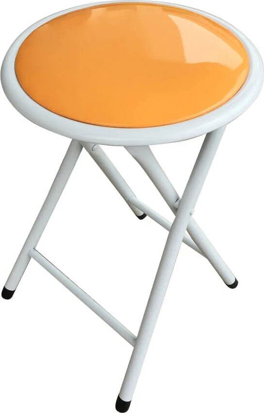 LUCIE - sgabello pieghevole salvaspazio Arancione Milani Home