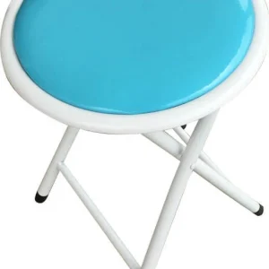 LUCIE - sgabello pieghevole salvaspazio Blu Milani Home