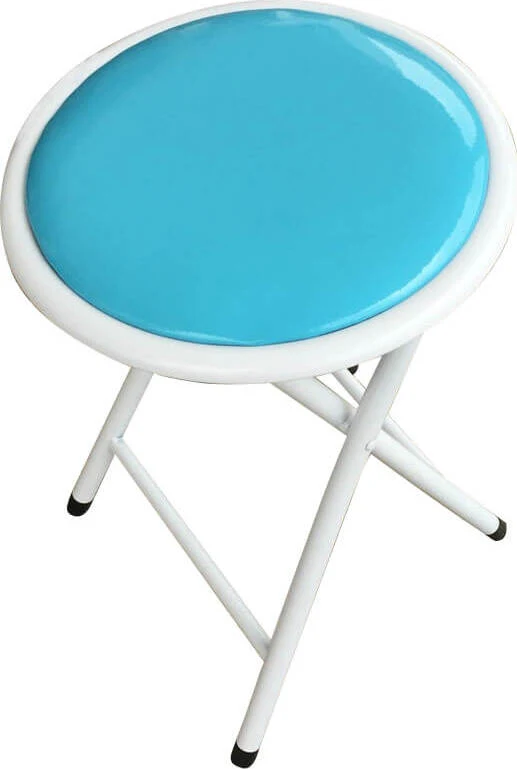LUCIE - sgabello pieghevole salvaspazio Blu Milani Home