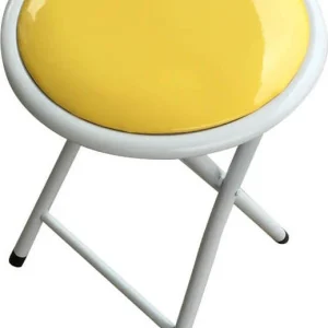 LUCIE - sgabello pieghevole salvaspazio Giallo Milani Home