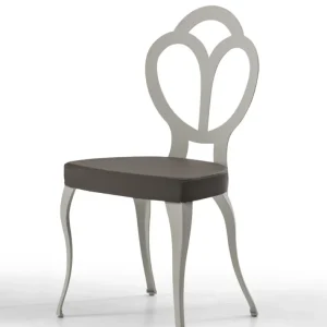 Luisella - Set da 2 Sedia design struttura metallo cm 45x46x94h - vari colori