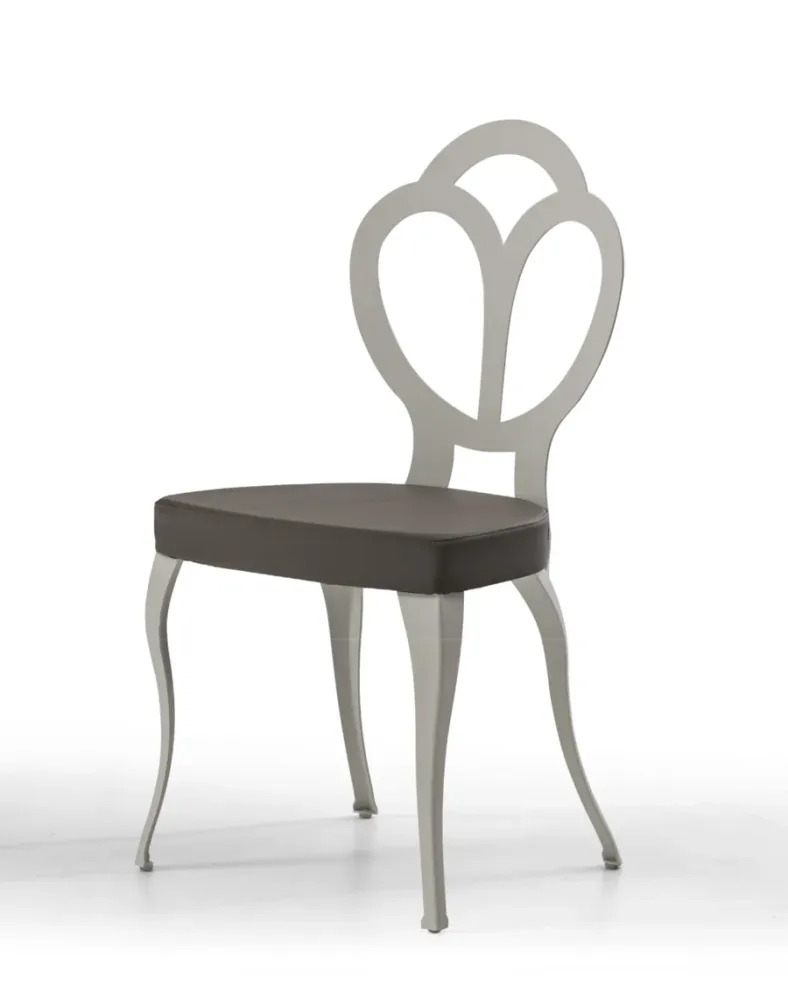 Luisella - Set da 2 Sedia design struttura metallo cm 45x46x94h - vari colori