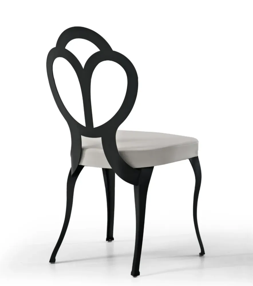 Luisella - Set da 2 Sedia design struttura metallo cm 45x46x94h - vari colori