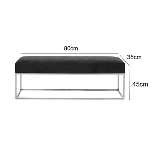 LXESWM Panca Ottomana Ottomana Poggiapiedi Divano Panca Shoes Modern Bench Soggiorno Bedroom End Sgabello (Colore : Pink,...