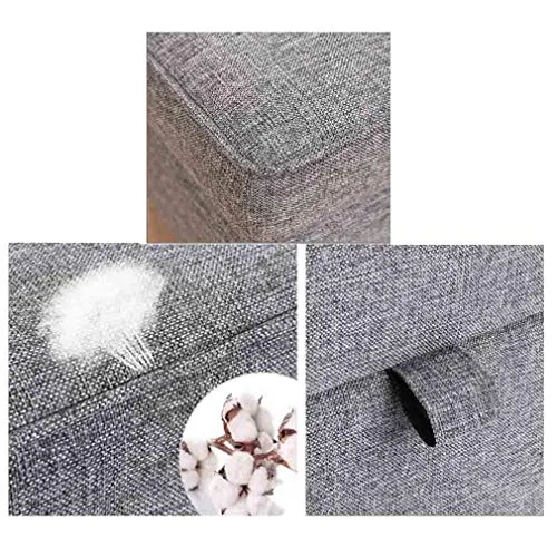 LXESWM Pouf Panca Ottomana Pieghevole Scarpe Panca Poggia Piedi Bagagli Ottomana Bench Scarpe Banco Divano-Letto fine Sgab...