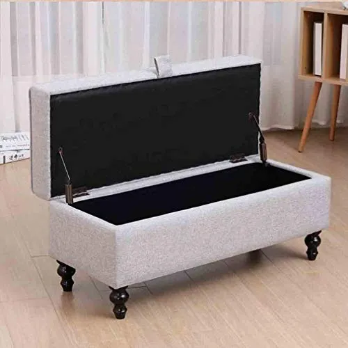 LXESWM Pouf Panca Ottomana Pieghevole Scarpe Panca Poggia Piedi Bagagli Ottomana Bench Scarpe Banco Divano-Letto fine Sgab...
