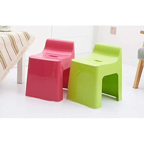 LYP Sedia Comoda per Anziani Addensare Plastica Antiscivolo Sgabello da Bagno Bagno Doccia Sgabello (Color : Red)