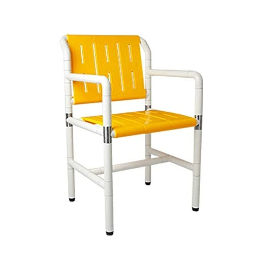 LYP Sedia Comoda per Anziani Sgabello per Doccia Poltroncina da Bagno Nylon Antiscivolo Disabili/Anziani Senza Barriere Sg...