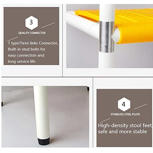 LYP Sedia Comoda per Anziani Sgabello per Doccia Poltroncina da Bagno Nylon Antiscivolo Disabili/Anziani Senza Barriere Sg...