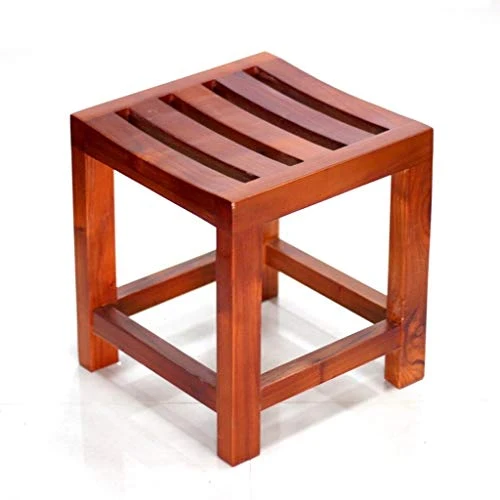 Sedia Comoda per Anziani Toon Wood Impermeabile Sgabello per Doccia, Anziano Bagno Anti Corrosivo Sgabello, Domestico Sgab...