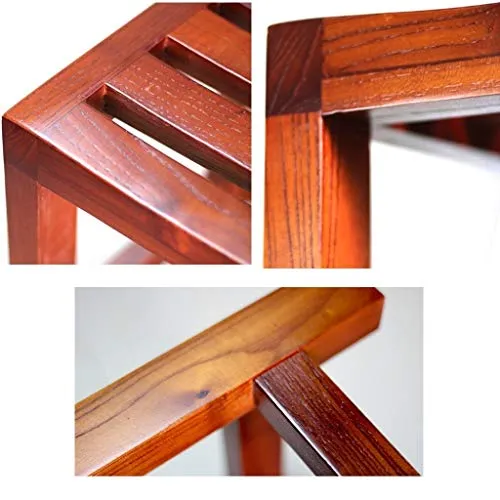 Sedia Comoda per Anziani Toon Wood Impermeabile Sgabello per Doccia, Anziano Bagno Anti Corrosivo Sgabello, Domestico Sgab...