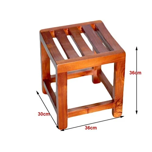 Sedia Comoda per Anziani Toon Wood Impermeabile Sgabello per Doccia, Anziano Bagno Anti Corrosivo Sgabello, Domestico Sgab...