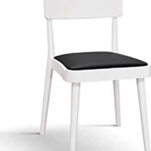 LYRSA - sedia moderna polipropilene cm 48 x 45,5 x 79 h Bianco Milani Home