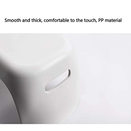 LZL Sgabello WC Addensare Piccola Panca Poggiapiedi Toilette Bagno Antiscivolo Aumentato WC Sgabelli Bassi Vasino Tozzo (C...